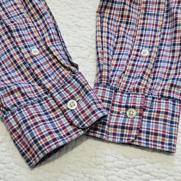 Ralph Lauren Plaid Button Down Dress Shirt - Picture 4 of 6